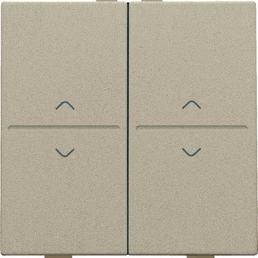 Tangent med pil symboler til 4-tryk champagne coated - 1