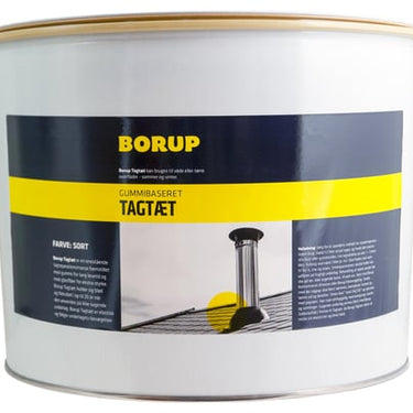 Tagtæt sort spand 10 kg - 1