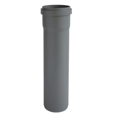 Ht-Pp (Amax Pro) afløbsrør med muffe grå Ø40 x 1500 mm - 1