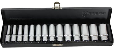 Topsæt Tecos 3/8"  Lange toppe  T-1014FL 14 dele Flankdrive - 1