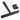 Pressalit Style badskraber mat sort - 1