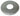 Roset forkromet presset Ø65 x 22 mm - 1