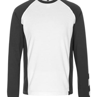 T-shirt Bielefeld Langærmet hvid/antracit XL - 1