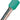 Isoleret terminalrør turkis 0,34mm² L=8mm - 1
