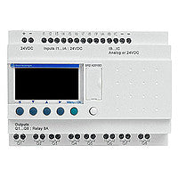 Zelio Logic SR2 Kompakt smart relæ / programmerbar controller 20 I/Os 24 V DC med LCD SR2A201BD - 1