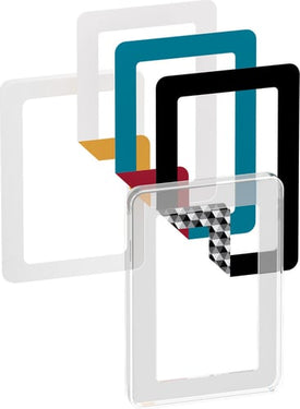 LK FUGA CHOICE designramme inkl  6 farvevalg 1,5 modul transparent - 1