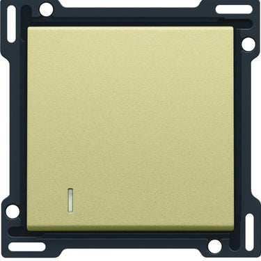 Tangent enkelt med linse gold coated - 1