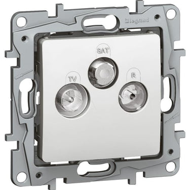 Niloé TV/R-SAT UDTAG 10 dB SKÆRMET HVID - 1