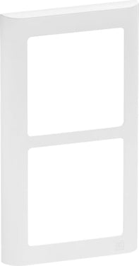 LK FUGA SOFT designramme 2 modul lodret hvid - 1
