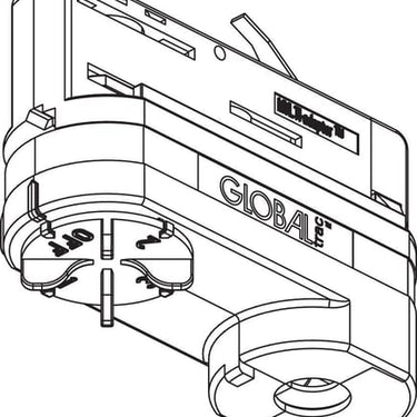 GLOBAL Adaptersæt XTSA68 Sort - 1