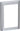 LK FUGA SOFT designramme 1,5 modul stålmetallic - 1