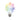 FESH Smart Home LED pære - Multicolor E27 9W Ø 60 - 4