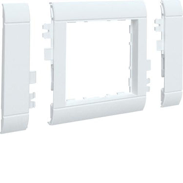 Ecoline ramme 80mm RAL 9016 uden skriftfelt hulmål 55 x 55 mm - 1