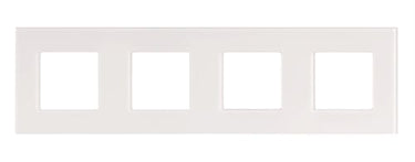 Ramme 4-modul Pure liquid snow white - 1