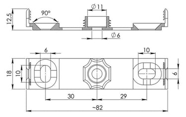 Monterings clips for snap-on fix for 7821400361 - 1