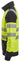 Snickers Hi-Vis sweatjakke lang lynlås kl. 2 str XL gul/sort - 3