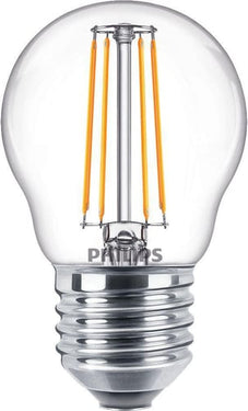 Philips CorePro LED Krone 4,3W (40W) E27 827 P45 Klar Glas - 1