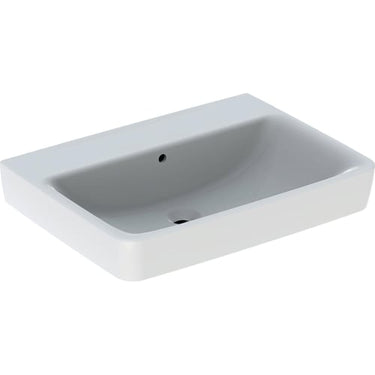 Geberit Renova Plan håndvask 650 x 480 x 180 mm hvid porcelæn - 1