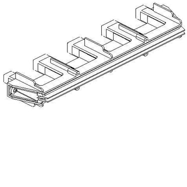 Tabula skinneholder med stop - 1