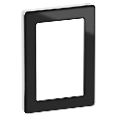 FUGA PURE GLAS RAMME 1,5M SORT HVID1 modul - 1