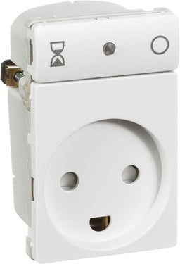 Fuga Timer stikkontakt 1,5M 2POL 10A Hvid - 1