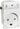 Fuga Timer stikkontakt 1,5M 2POL 10A Hvid - 1