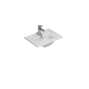 Vask Amber Mini 51x36,5 cm porcelæn hvid - 1