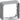 FUGA ramme Baseline 50 1 modul 21 mm høj stålmetallic - 1