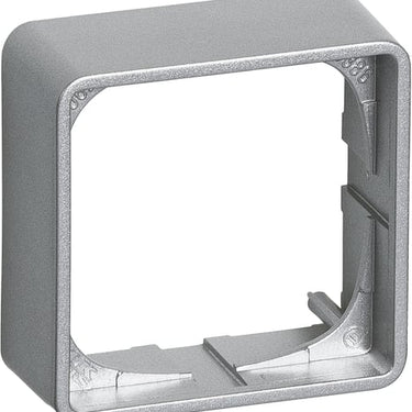 FUGA ramme Baseline 50 1 modul 21 mm høj stålmetallic - 1