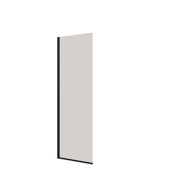 Dansani D81-03 fast væg 197,5 x 77-79 cm sort/klart glas - 1