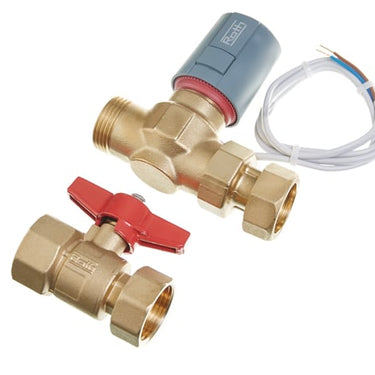 Roth zonereguleringssæt med 230 V motor 1" - 1