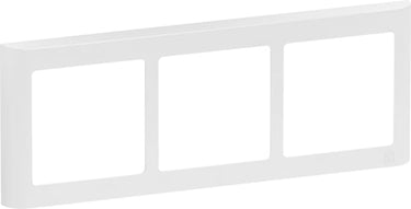 LK FUGA antibakteriel SOFT designramme 3 modul vandret hvid - 1