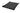 Fast hylde 19" 4 punkt D=450-800 sort - 1