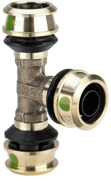 Raxofix T-stykke 25 x 20 x 20 mm rødgods - 1