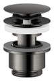 Damixa bundventil komplet Ø63mm click bør grafit (PVD) - 1