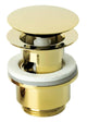 Damixa click-bundventil komplet Ø63mm pol messing (PVD) - 1