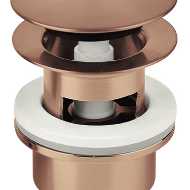 Damixa click-bundventil komplet Ø63mm bør kobber (PVD) - 1
