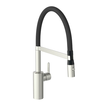 Damixa Silhouet Pro køkkenarmatur 223mm m/flex tud stål - 1