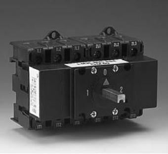 Afbryder QM100 omskifte for bundmontage 2X4P uden håndtag - 1