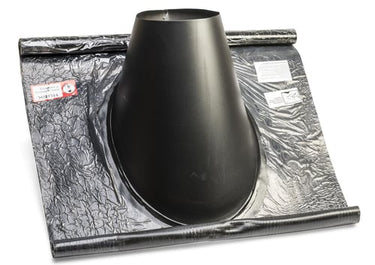 Metalbestos inddækning Ø250/150 46-63° flex sort - 1