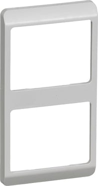 OPUS 66 ramme kombi 2 modul lodret lysegrå - 1