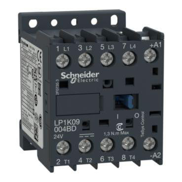 Kontaktor LP1K09004BD 9A 4 slutte 24V DC - 1
