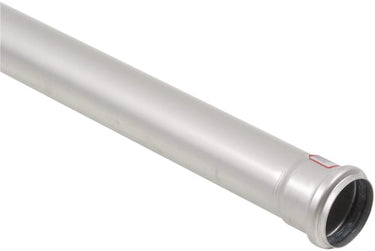 BLÜCHER afløbsrør 50x500mm muffe rustfrit/syrefast - 1