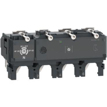Strømrelæ MicroLogic 2.3 for ComPacT NSX 400/630 maksimalafbrydere elektronisk mærkestrøm 400A 4 poler 4 beskyttede - 1