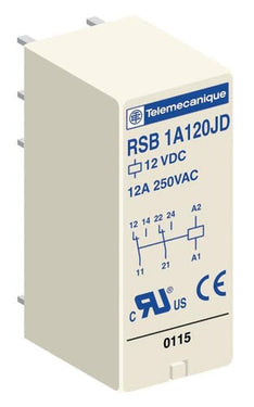 Stikbensrelæ 1C/O 12A 230VAC - 1