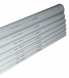 Aluminiumsrør grå 6 meter 63mm - 1