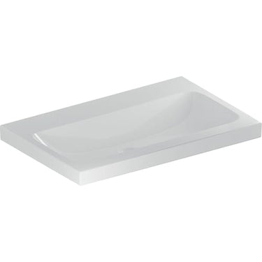 Geberit iCon Light håndvask t/møbel 750 x 480 mm hvid porcelæn KeraTect - 1