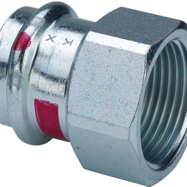 Prestabo overgang 15 x  1/2" muffe/muffe forzinket stål - 1