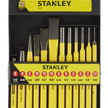 Stanley splituddriver/mejsel sæt 12 stk - 1