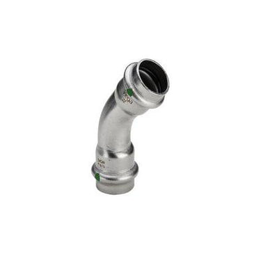 Viega Sanpress Inox bøjning 45° 42 Rustfritstål/blank 435363 - 1